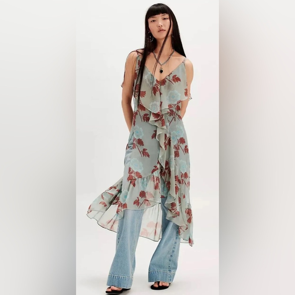 Free People Sunfaded Maxi Top size small